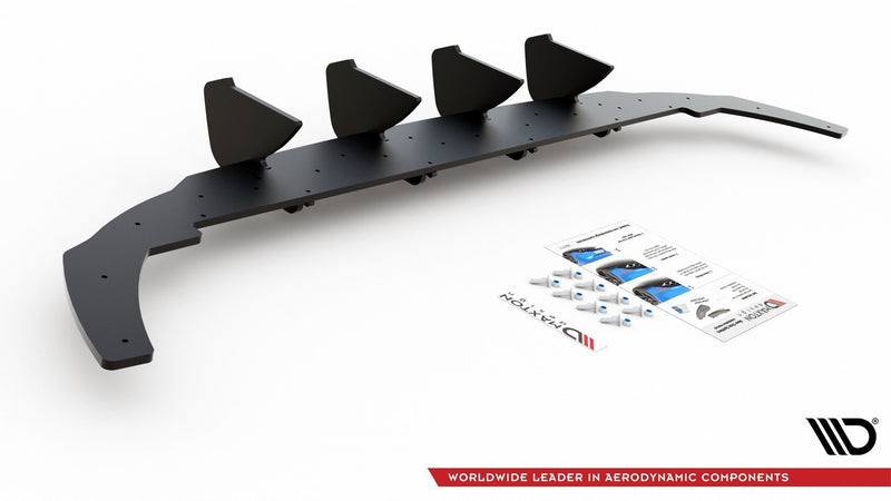 Maxton Design Rennen Haltbarkeit Heckschurze V.1 Volkswagen Golf Hatchback Mk8 / Mk8 Facelift