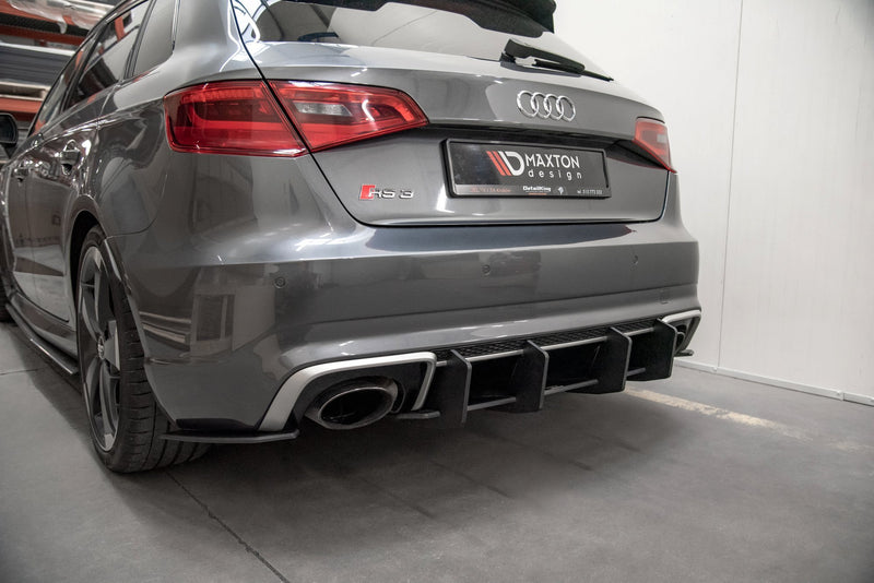Maxton Design Rennen Haltbarkeit Heckschurze V.2 Audi RS3 8V Sportback