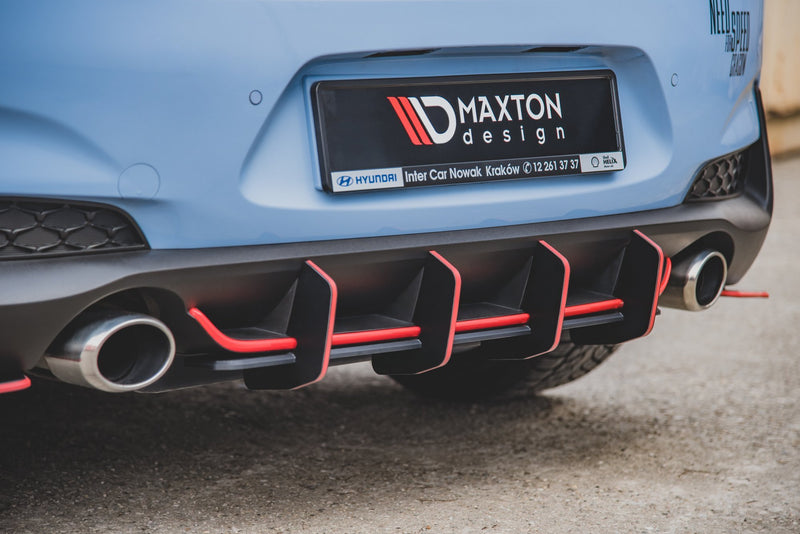 Maxton Design Rennen Haltbarkeit Heckschurze V.2 Hyundai I30 N Mk3 Hatchback