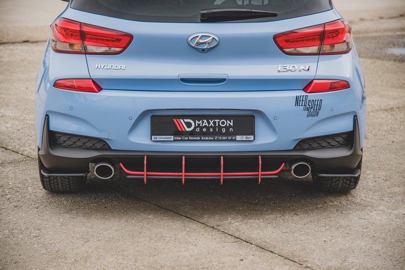 Maxton Design Rennen Haltbarkeit Heckschurze V.2 Hyundai I30 N Mk3 Hatchback