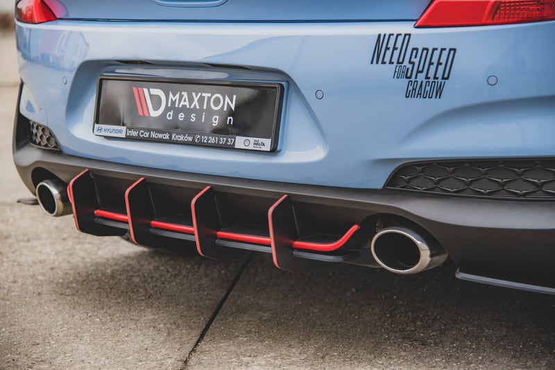 Maxton Design Rennen Haltbarkeit Heckschurze V.2 Hyundai I30 N Mk3 Hatchback