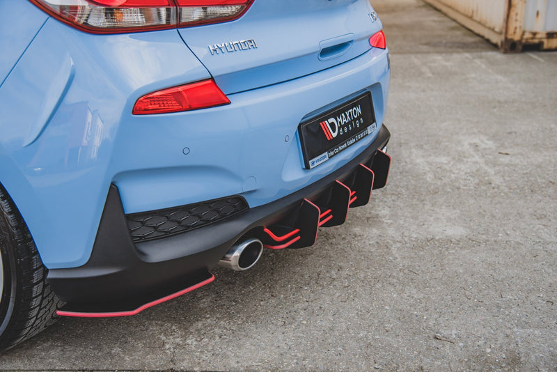 Maxton Design Rennen Haltbarkeit Heckschurze V.2 Hyundai I30 N Mk3 Hatchback