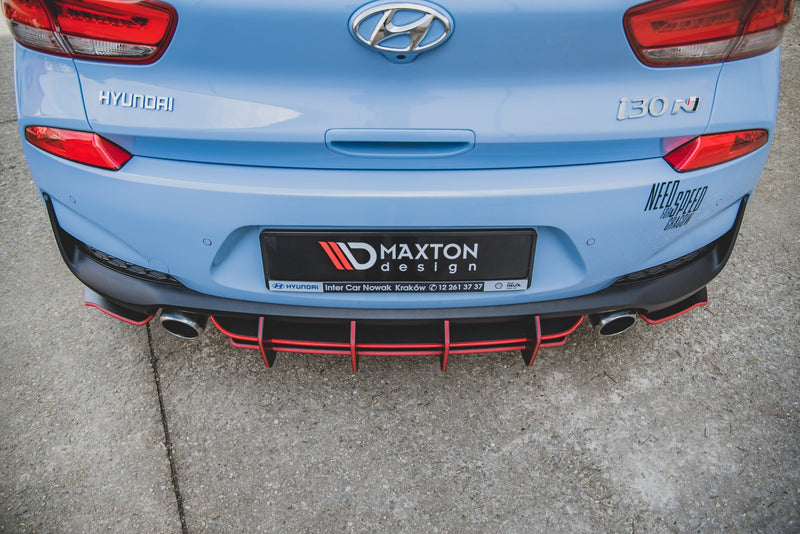 Maxton Design Rennen Haltbarkeit Heckschurze V.2 Hyundai I30 N Mk3 Hatchback