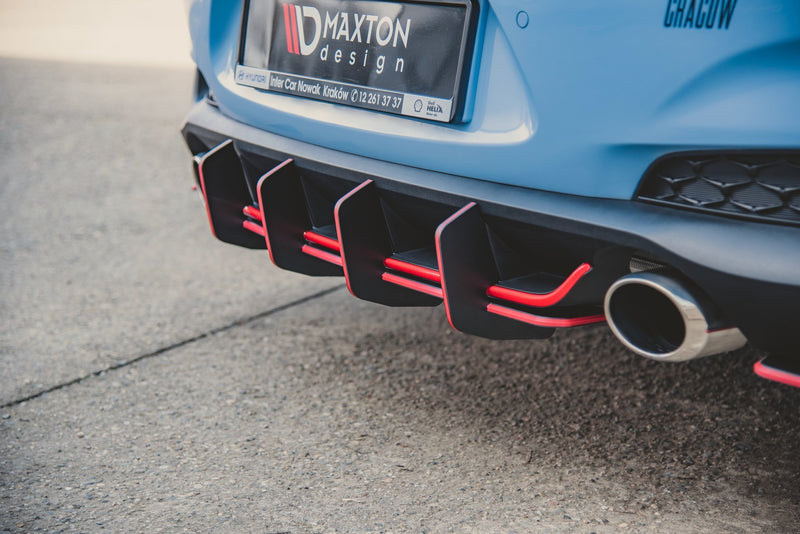 Maxton Design Rennen Haltbarkeit Heckschurze V.2 Hyundai I30 N Mk3 Hatchback