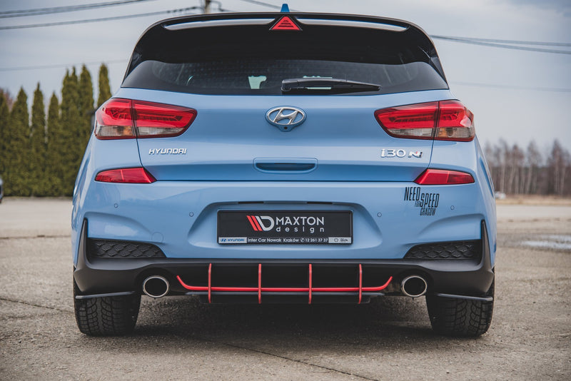 Maxton Design Rennen Haltbarkeit Heckschurze V.2 Hyundai I30 N Mk3 Hatchback