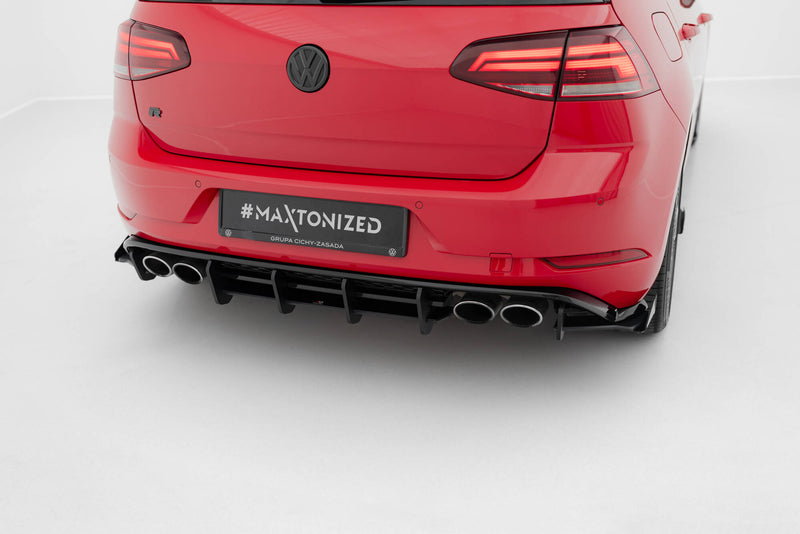 Maxton Design Racing Durability Rear Apron Volkswagen Golf R Mk7 Facelift