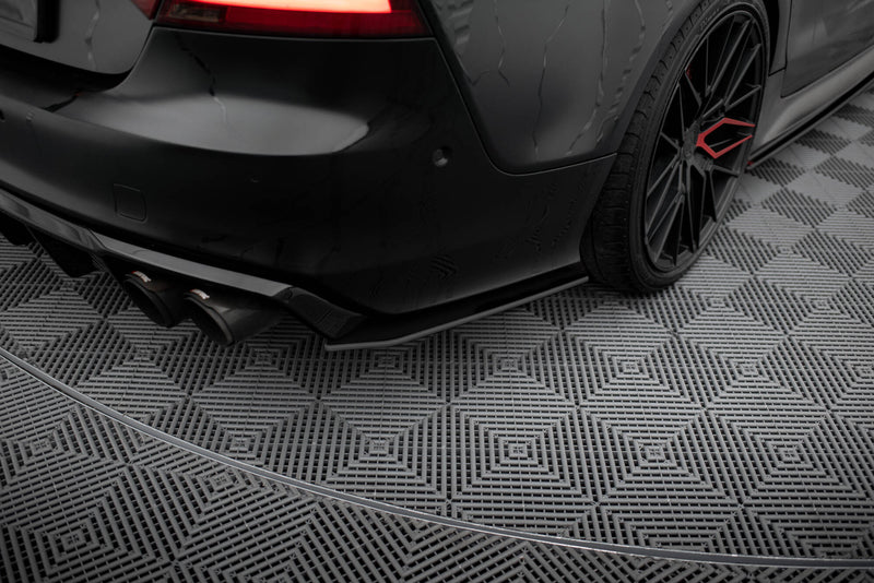 Maxton Design Street Pro Heck Diffusor Seite Audi A7 S-Line C7