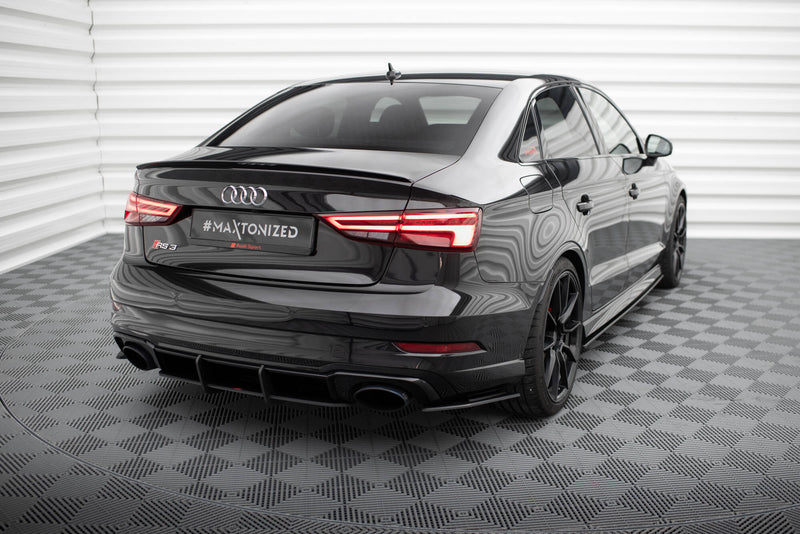 Maxton Design Street Pro Heck Diffusor Seite Audi RS3 Sedan 8V Facelift