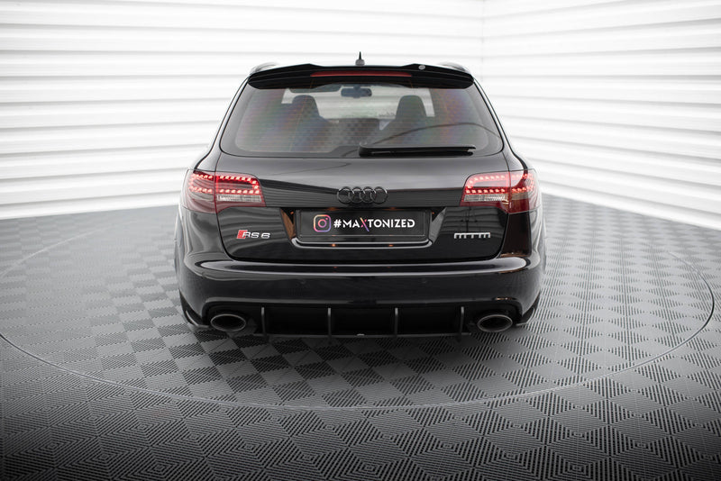 Maxton Design Street Pro Heck Diffusor Seite Audi RS6 Avant C6