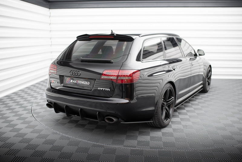 Maxton Design Street Pro Heck Diffusor Seite Audi RS6 Avant C6