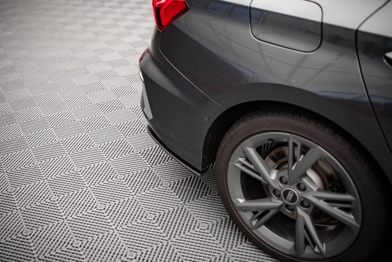 Maxton Design Street Pro Heck Diffusor Seite Audi S3 Sedan 8Y