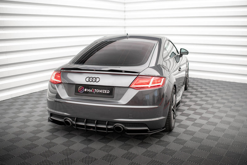 Maxton Design Street Pro Heck Diffusor Seite Audi TT S-Line 8S