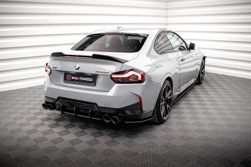 Maxton Design Street Pro Heck Diffusor Seite BMW 2 Coupe M240i G42