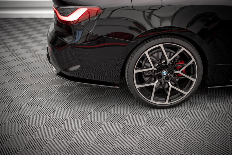 Maxton Design Street Pro Heck Diffusor Seite BMW 4 M-Pack G22 / G23 / G22 Facelift / G23 Facelift