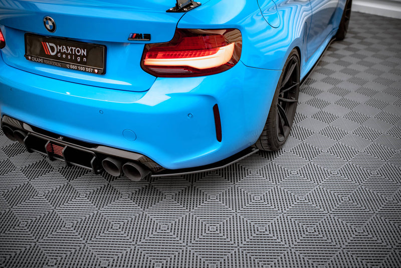 Maxton Design Street Pro Heck Diffusor Seite BMW M2 F87