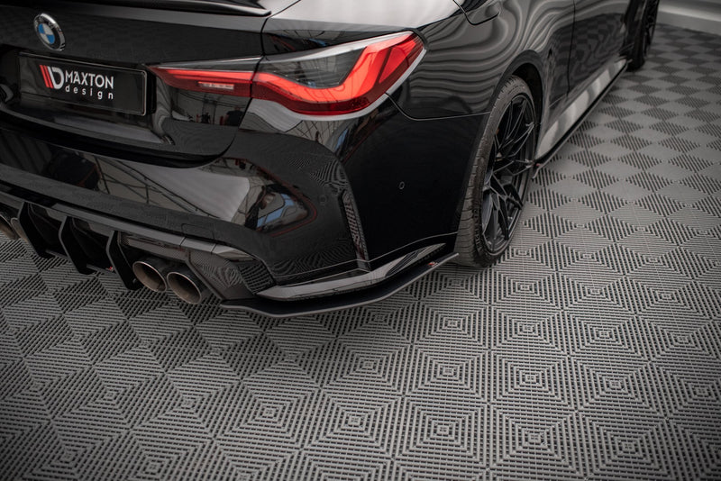 Maxton Design Street Pro Heck Diffusor Seite BMW M4 G82