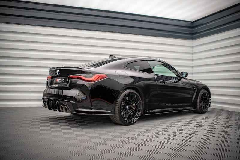 Maxton Design Street Pro Heck Diffusor Seite BMW M4 G82