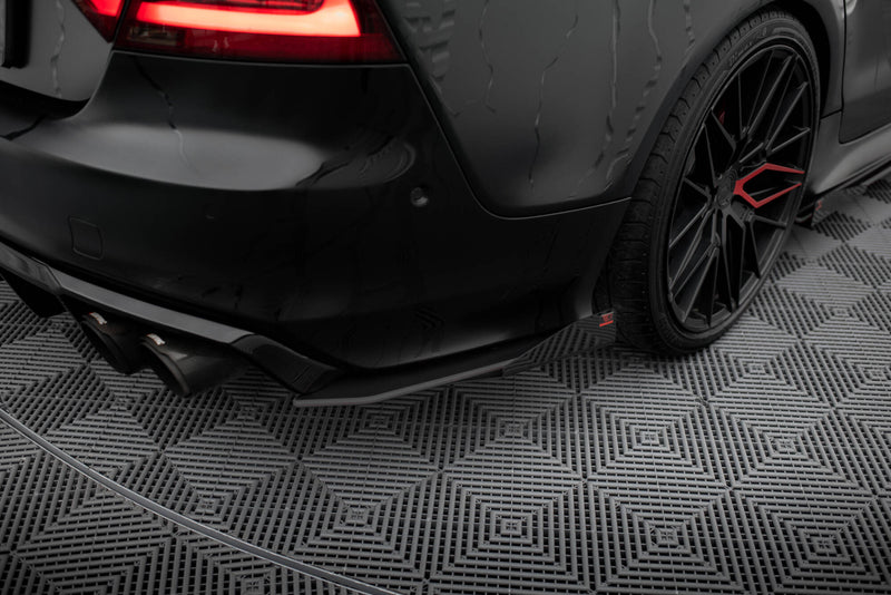 Maxton Design Street Pro Heck Diffusor Seite + Flaps Audi A7 S-Line C7
