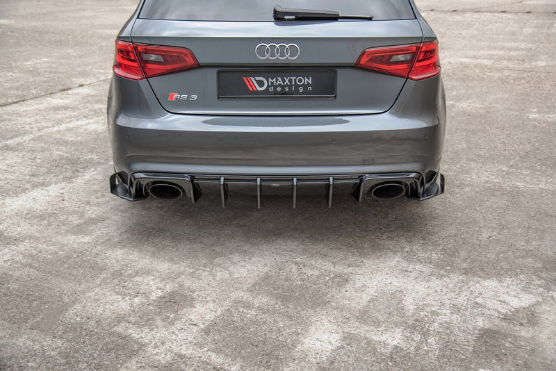 Maxton Design Street Pro Heck Diffusor Seite + Flaps Audi RS3 8V Sportback