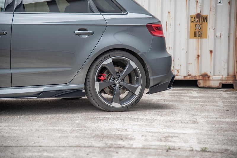 Maxton Design Street Pro Heck Diffusor Seite + Flaps Audi RS3 8V Sportback