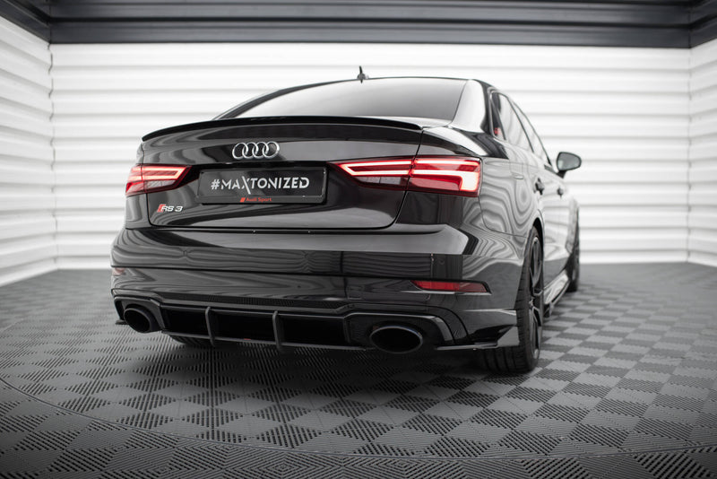 Maxton Design Street Pro Heck Diffusor Seite + Flaps Audi RS3 Sedan 8V Facelift