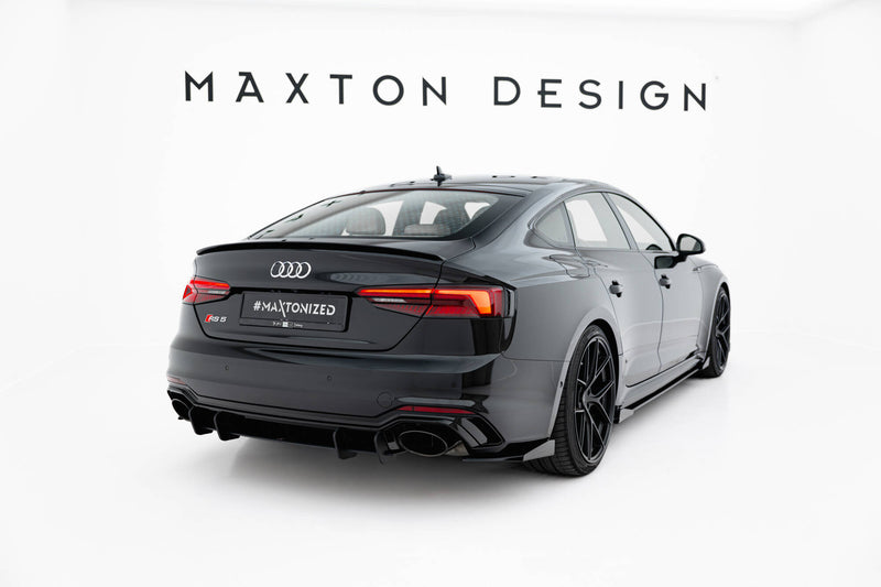 Maxton Design Street Pro Heck Diffusor Seite + Flaps Ford Audi RS5 Sportback F5