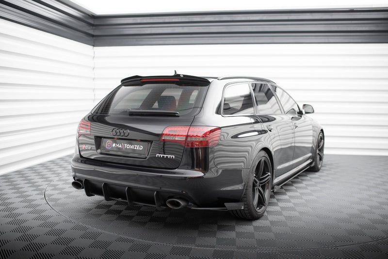 Maxton Design Street Pro Heck Diffusor Seite + Flaps Audi RS6 Avant C6