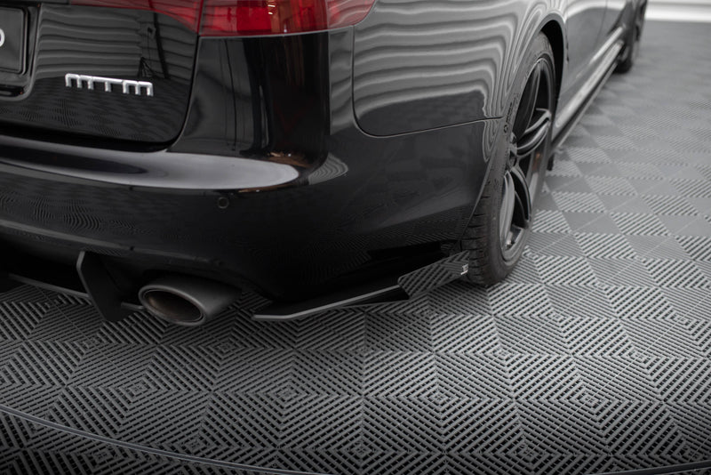 Maxton Design Street Pro Heck Diffusor Seite + Flaps Audi RS6 Avant C6