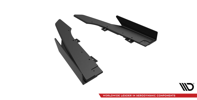 Maxton Design Street Pro Heck Diffusor Seite + Flaps Audi RS6 Avant C6