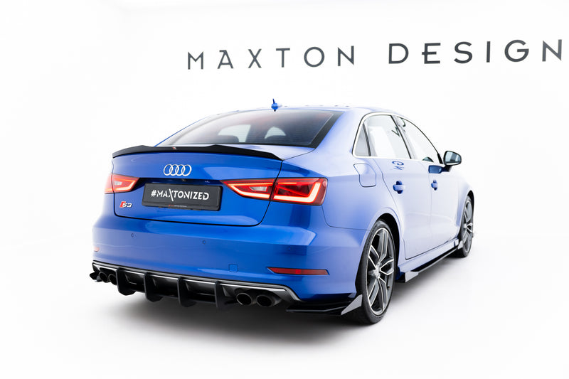 Maxton Design Street Pro Heck Diffusor Seite + Flaps Audi S3 Sedan 8V