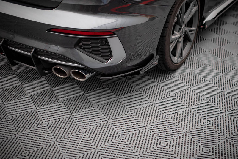 Maxton Design Street Pro Heck Diffusor Seite + Flaps Audi S3 Sedan 8Y