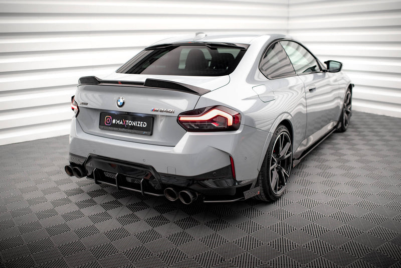 Maxton Design Street Pro Heck Diffusor Seite + Flaps BMW 2 Coupe M240i G42