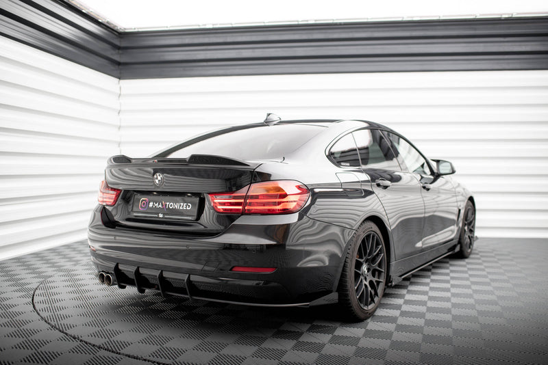 Maxton Design Street Pro Heck Diffusor Seite + Flaps BMW 4 Gran Coupe F36