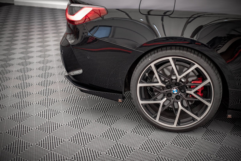 Maxton Design Street Pro Heck Diffusor Seite + Flaps BMW 4 M-Pack G22 / G23 / G22 Facelift / G23 Facelift