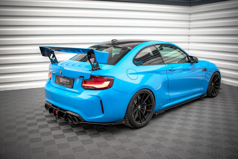 Maxton Design Street Pro Heck Diffusor Seite + Flaps BMW M2 F87