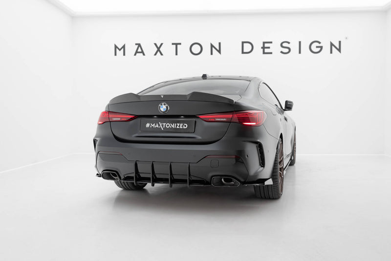 Maxton Design Street Pro Heck Diffusor Seite + Flaps BMW M440i  G22 / G23 / G22 Facelift / G23 Facelift