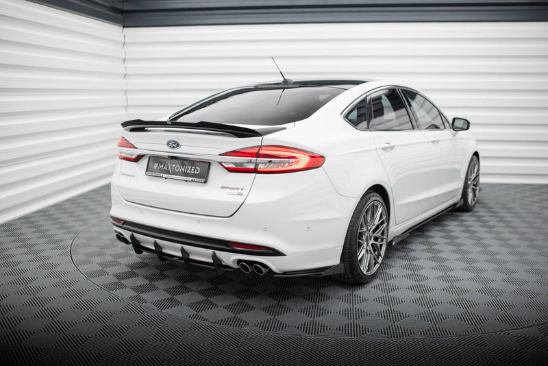 Maxton Design Street Pro Heck Diffusor Seite + Flaps Ford Mondeo Sport Mk5 Facelift / Fusion Sport Mk2 Facelift
