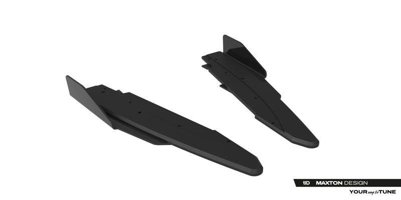 Maxton Design Street Pro Heck Diffusor Seite + Flaps Ford Mustang Dark Horse Mk7