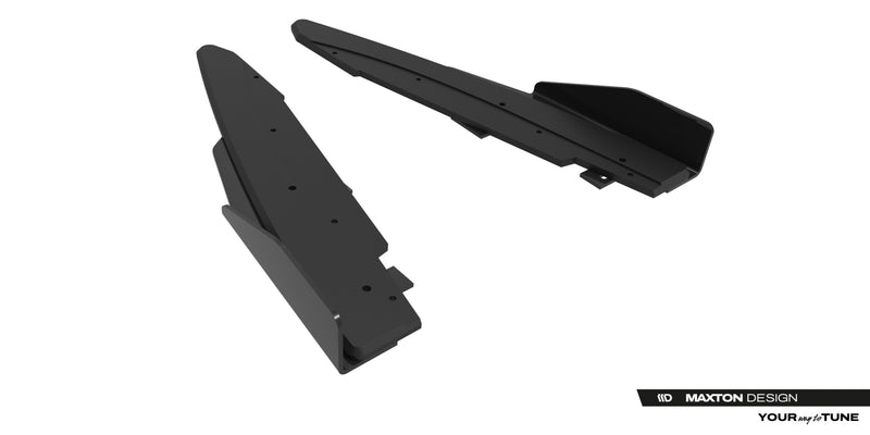 Maxton Design Street Pro Heck Diffusor Seite + Flaps Ford Mustang Dark Horse Mk7