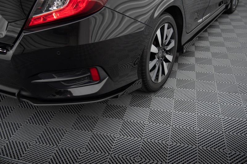 Maxton Design Street Pro Heck Diffusor Seite + Flaps Honda Civic Mk10