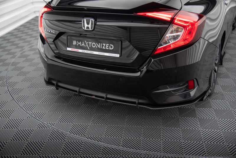 Maxton Design Street Pro Heck Diffusor Seite + Flaps Honda Civic Mk10