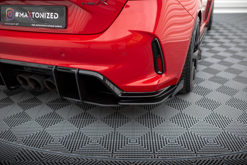Maxton Design Street Pro Heck Diffusor Seite + Flaps Honda Civic Type-R Mk 11