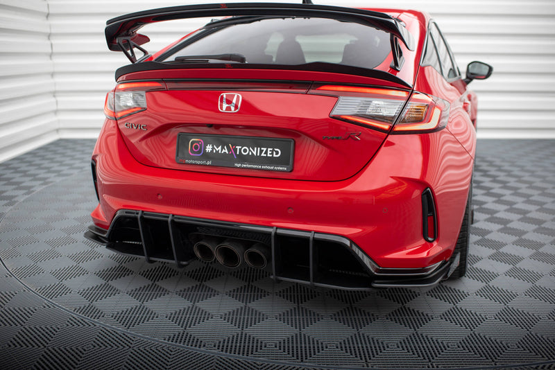 Maxton Design Street Pro Heck Diffusor Seite + Flaps Honda Civic Type-R Mk 11
