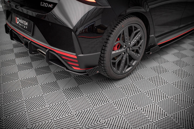 Maxton Design Street Pro Rear Diffuser Side + Flaps Hyundai I20 N Mk3