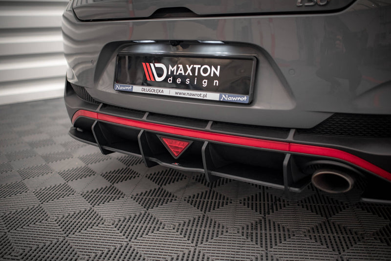 Maxton Design Street Pro Rear Diffuser Side + Flaps Hyundai I30 Fastback N-Line Mk3 Facelift