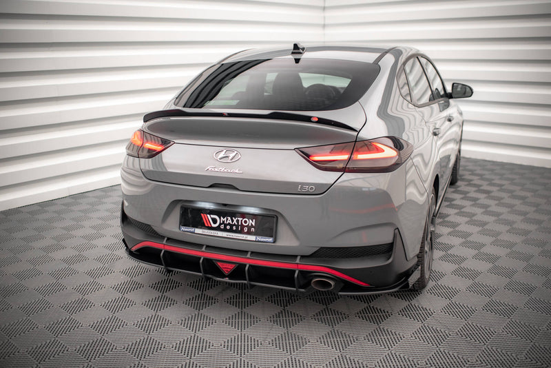 Maxton Design Street Pro Rear Diffuser Side + Flaps Hyundai I30 Fastback N-Line Mk3 Facelift