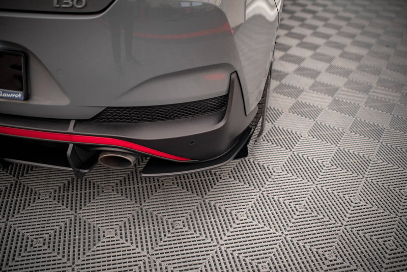 Maxton Design Street Pro Rear Diffuser Side + Flaps Hyundai I30 Fastback N-Line Mk3 Facelift
