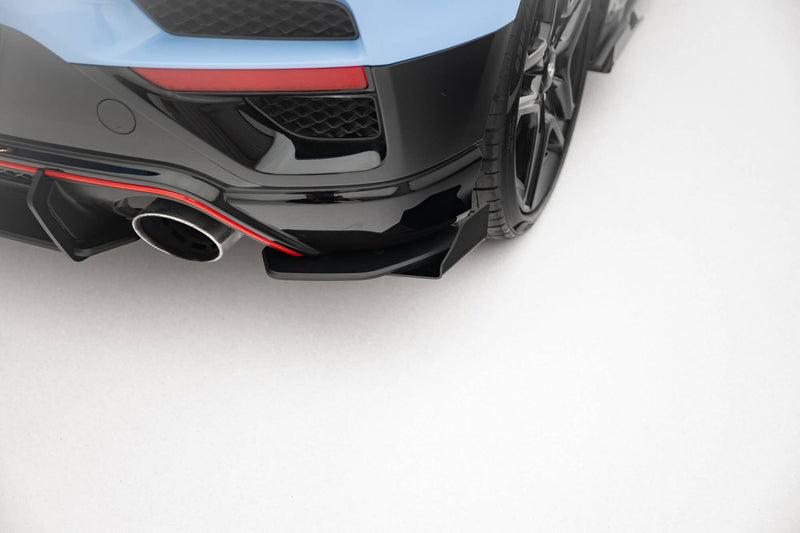 Maxton Design Street Pro Rear Diffuser Side + Flaps Hyundai Veloster N Mk2