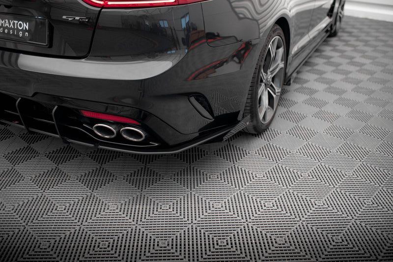 Maxton Design Street Pro Rear Diffuser Side + Flaps Kia Stinger GT / GT-Line Mk1