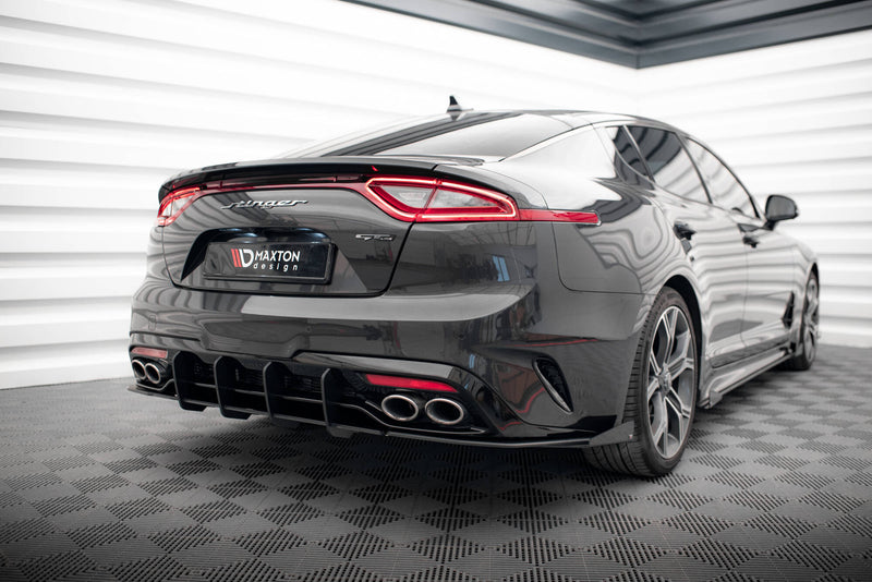 Maxton Design Street Pro Rear Diffuser Side + Flaps Kia Stinger GT / GT-Line Mk1